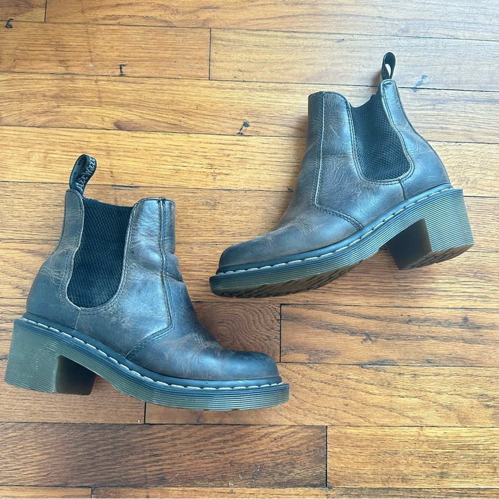 Dr. Martens Brown Ankle Boots